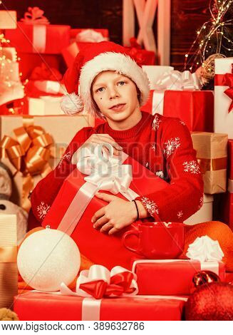 Dreams Come True. Fastest Gifts Delivery. Everyone Will Get A Present. Post Full Of Present Boxes An