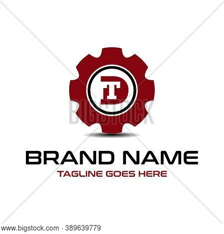 Initial Logo Dt Repairs Your Company Or Brand