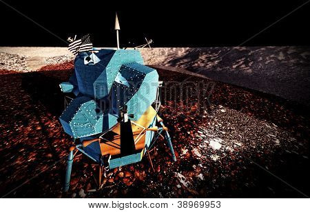 Rover księżyc na obcej planecie