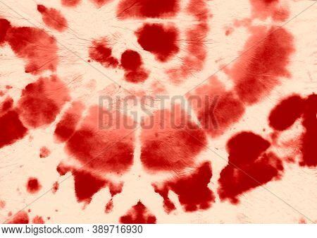 Hippie Circle Background. Batik Print. Psychedelic Light Texture. Art Water Effects. Artistic Multi 