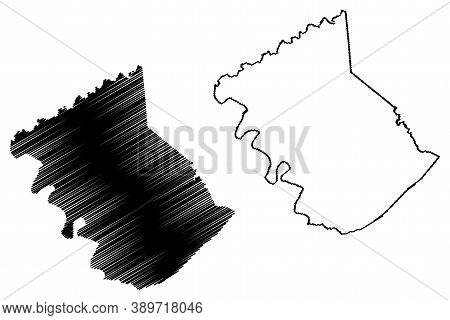 Owen County, Kentucky (u.s. County, United States Of America, Usa, U.s., Us) Map Vector Illustration
