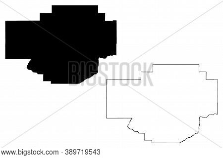 Chouteau County, Montana (u.s. County, United States Of America, Usa, U.s., Us) Map Vector Illustrat