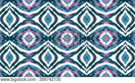 Ancient Geometric Seamless Pattern. Native Oriental Kaftan Design. Abstract Fashion Ethnic Print. Ye