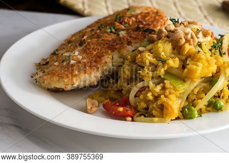 Coconut Chicken With Thai Pineapple Fried Rice