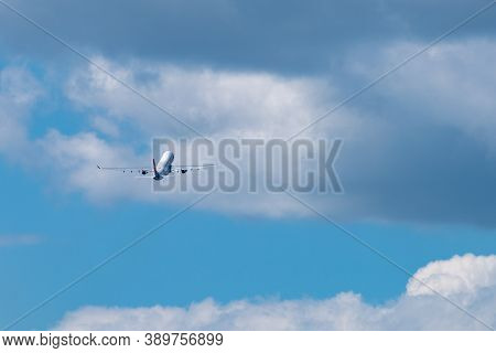 July 2, 2019, Moscow, Russia. Airplane Airbus A330-300 Turkish Airlines At Vnukovo Airport In Moscow
