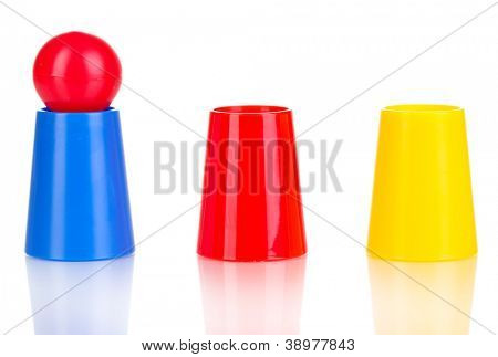 Tryllekunstner sæt isolerede hvid