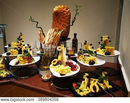 Egyptian Food Table As Very Nice Gourmet Background