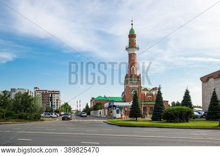 Kazan, Russia - July 16, 2018: The Thousandth Anniversary Of Islam Mosque (also Known As The Mosque 