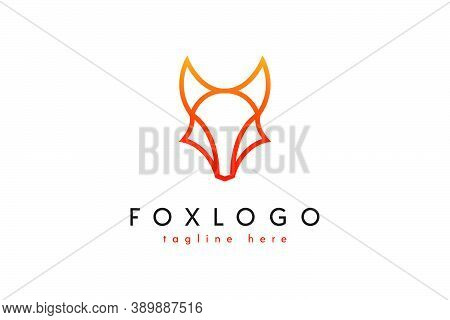 Fox Head Logo Suitable For Education, Business Etc