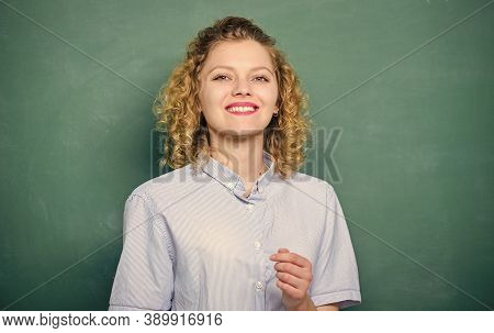 Passionate About Knowledge. Teaching Could Be More Fun. Teacher Explain Hard Topic. Teacher Best Fri
