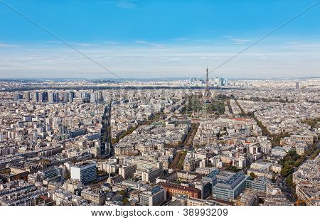 Luftbild von Paris