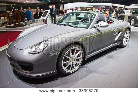 Genève - 8 marts: The Porsche 918 RSR udstillet på 81 International Motor Show Palexpo-Genève