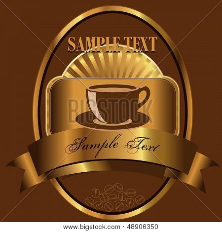 Label for coffee