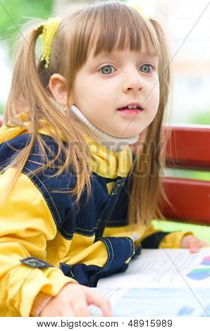 Girl Reading A Book