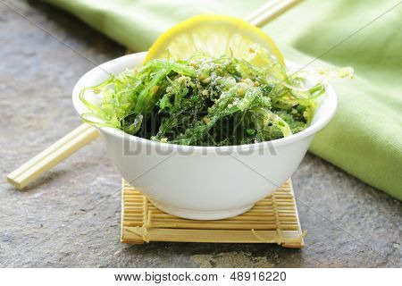 Traditional Japanese Chuka seaweed salad