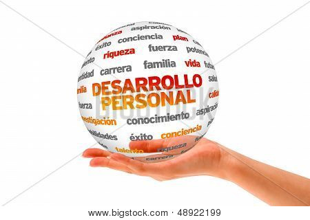 Personal Development Word Sphere (in Spanish)