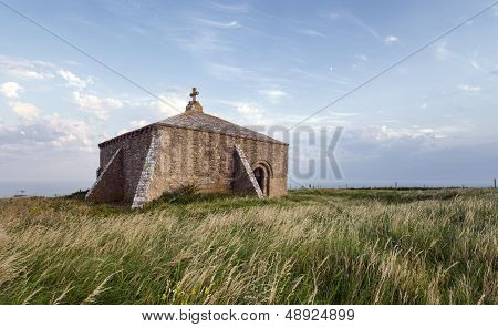 Late Evening At St Aldhelm's Chapel In Dorset