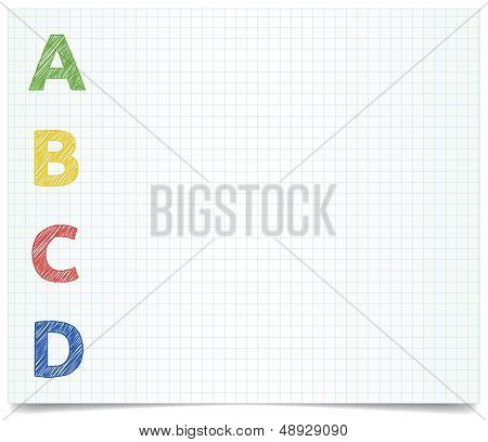 ABCD - pen style