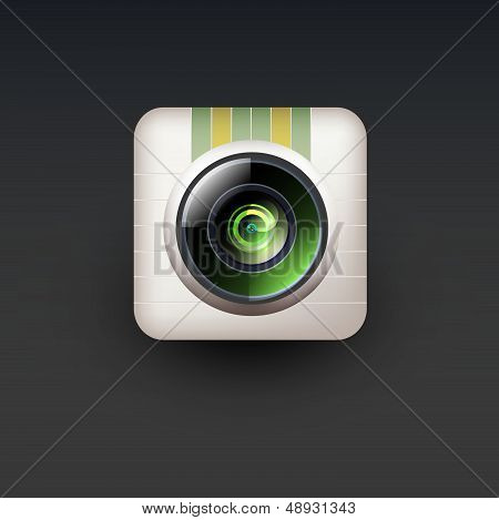 User interface camera icon
