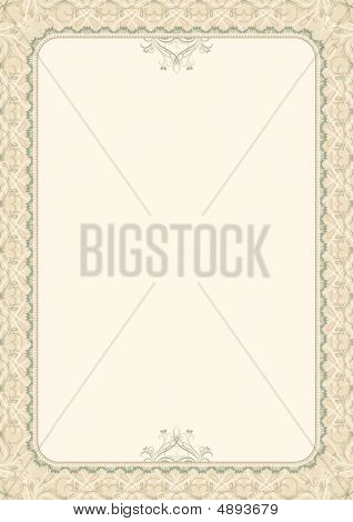 Certificato Background, Vector