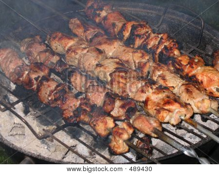 Miejsce do grillowania mięsa