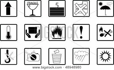 simple Logistic and Shipping icons