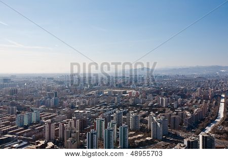 airview panorama of Beijing