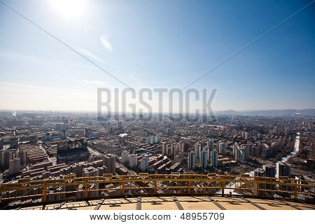 airview panorama of Beijing