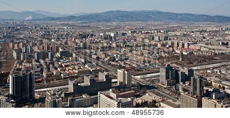 airview panorama of Beijing