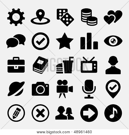 Social net icons set. This is file of EPS8 format.