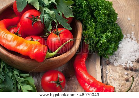 Bright Summer Vegetables