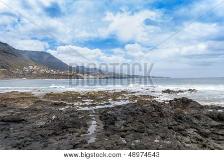 Coast of punta del Hidalgo. Tenerife. Spain