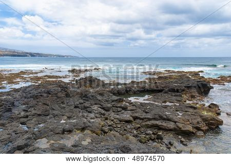 Coast of punta del Hidalgo. Tenerife. Spain