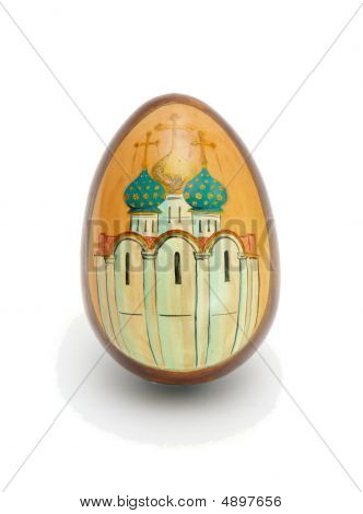 russische Osterei isoliert