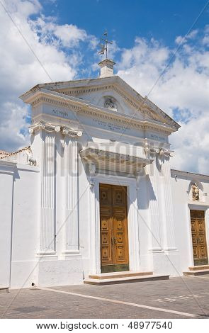 Church of SS. Maria della Luce. Mattinata. Puglia. Italy.