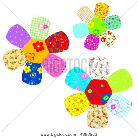 Blomst patchwork