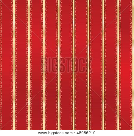 Christmas Shiny Striped Pattern