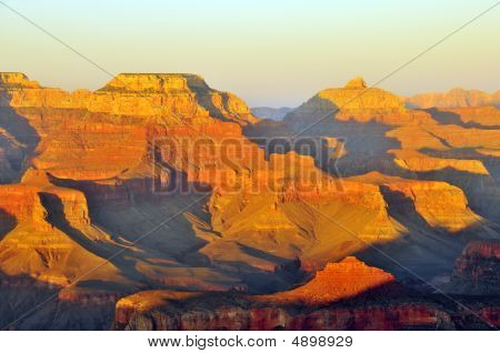 Grand Canyon solnedgang