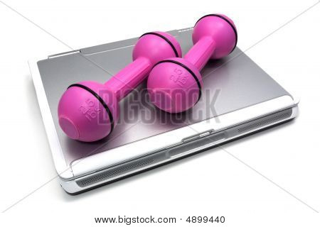 Laptop-Hanteln
