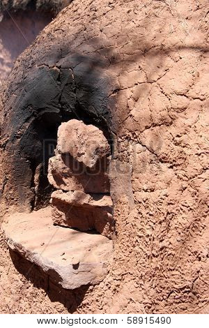 Native Horno Clay Oven in Bolivia, America