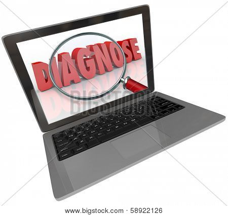 Diagnose Word Laptop Computer Online Medical Help Information