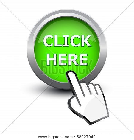 Hand Cursor And Button Click Here