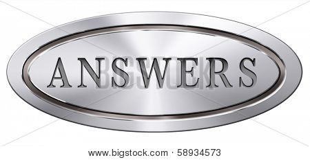 search answers solve problems answer button answer icon search answer and discover truth text and word concept