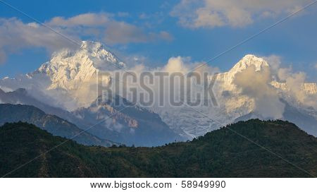 The Annapurna South and the Hiunchuli, Nepal