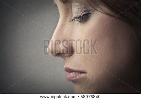 tearing girl