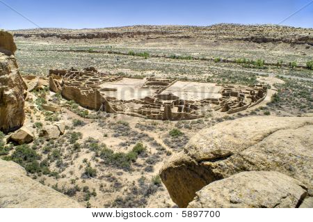 แคนยอน Chaco ซากปรักหักพัง