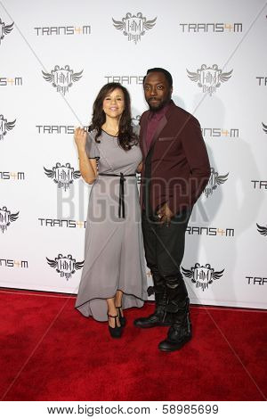 LOS ANGELES - JAN 23:  Rosie Perez, will.i.am at the Annual Trans4m Benefit Concert at Avalon on January 23, 2014 in Los Angeles, CA