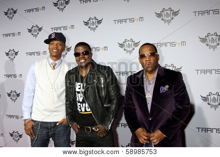 LOS ANGELES - JAN 23:  Bell Biv DeVoe at the Annual Trans4m Benefit Concert at Avalon on January 23, 2014 in Los Angeles, CA