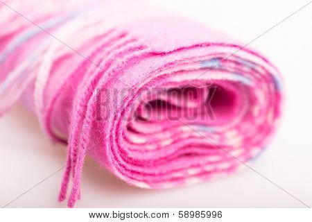 Pink scarf