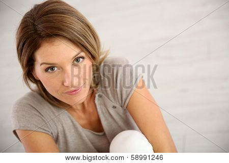 Portrait of smiling middle-aged woman